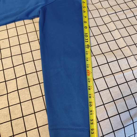 Nike SB Hoodie Boys Large Blue Orange Swoosh Logo Full Zip Sweatshirt - Picture 4 of 10